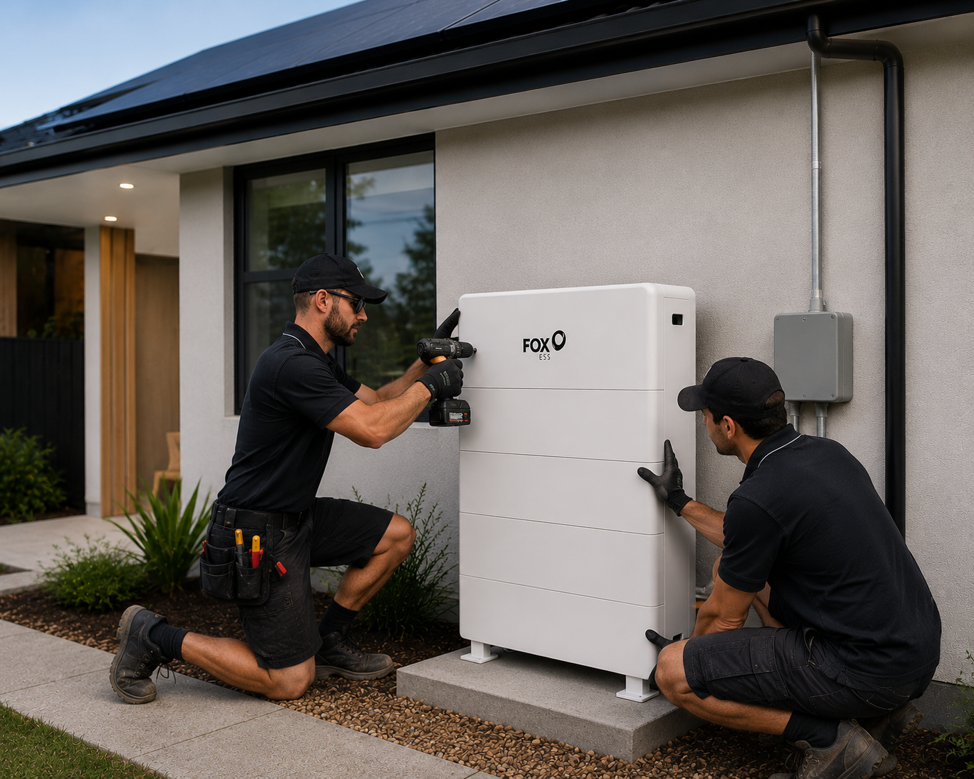 Professional 28kWh Solar Battery Installation