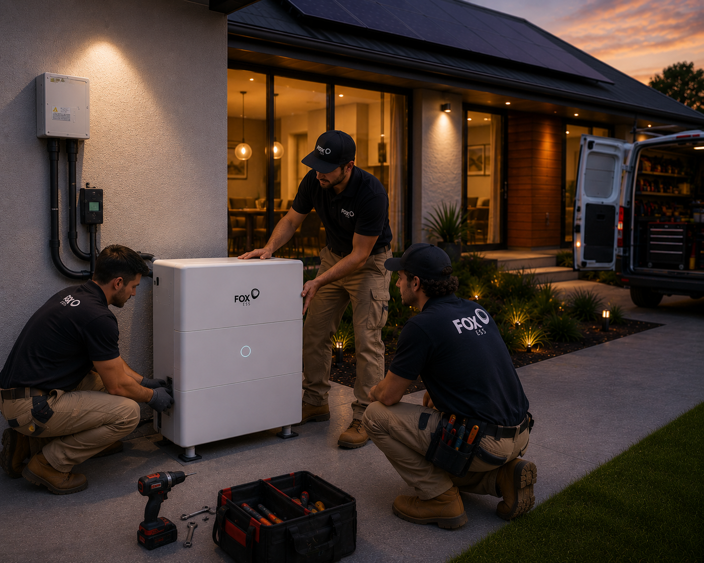 Professional 42kWh Solar Battery Installation