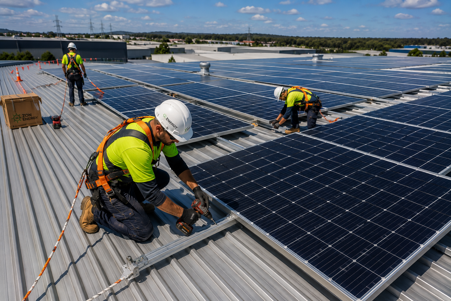 Professional Commercial Solar Installation
