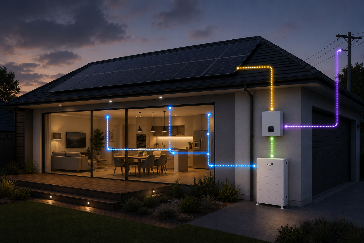 How a Solar Battery System Works